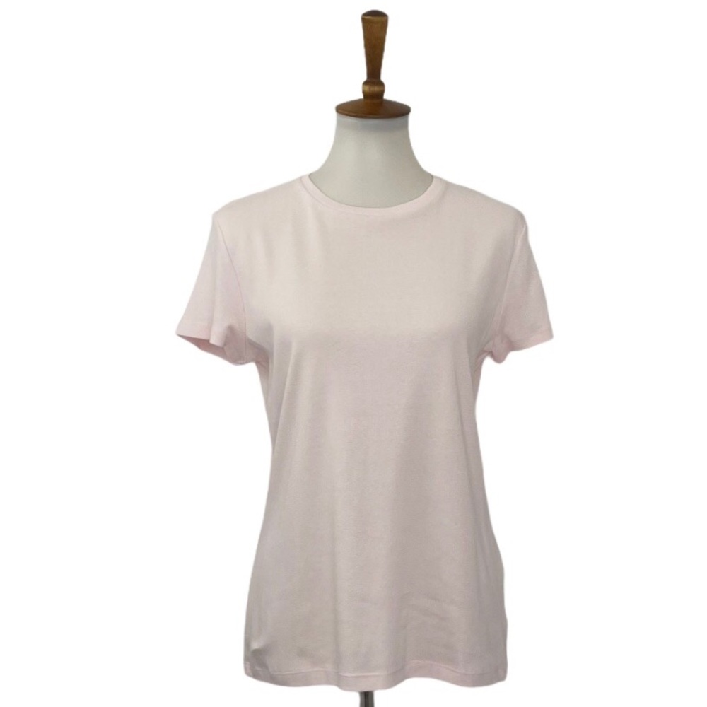 Jones New York Short Sleeve Tee Light Pink Sz Lg